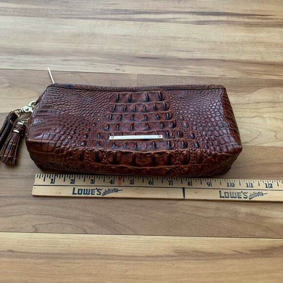 Brahmin Kayla Wristlet in Pecan Melbourne - Picture 11 of 12